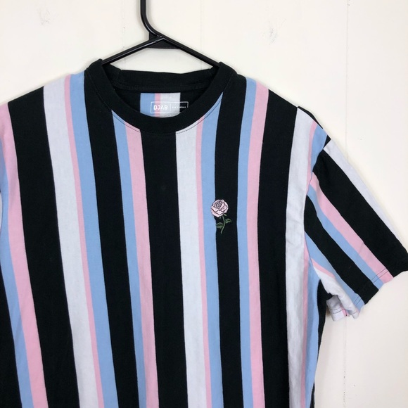 Simons DJAB Striped Embroidered T-Shirt Sz S - Picture 3 of 8